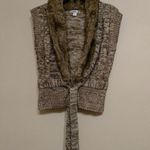 John Paul Richard  Sleeve Sweater Size Small Brown Photo 3