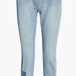 frame denim Frame La Garcon Unmatched Paneled Boyfriend Jeans Sz 27 Photo 2