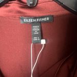 Eileen Fisher Women size large Classic Collar Stretch Silk Button-Up Shirt Nwt Photo 2