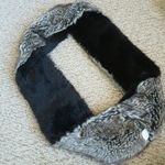 Faux Fur Infinity Scarf Black Photo 2