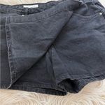 ZARA Black Denim Wrap Skirt Photo 11