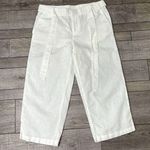 Liz Claiborne 2 Pairs of  Women's Cream and White Capris with Tie Belt Photo 7