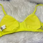Shade & Shore Vibrant Yellow Padded Bikini Top Photo 4