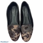 Donald J Pliner Size 8 Smoking Loafer Dendasp Metallic Brocade Slippers Flats Gray Photo 1