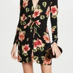 Le Superbe Waikiki Mini Baller Floral Print Long Sleeve V Photo 0