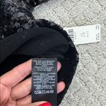 Anthropologie NEW NWT Plus Black Sequin Blouse swing flowy top short sleeve Photo 6