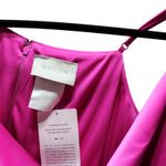 BHLDN  Anthropologie Cali Satin Cowl-Neck Midi Slip Dress Pink Raspberry Size 16W Photo 6