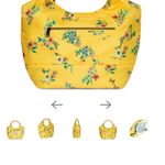 Lug Gondola SE Large Yellow Zippered Tote Bag Floral Bouquet Fabric NWOT Photo 5