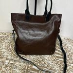 NWT Not Rational Handmade Argentina Leather Tote or Crossbody Bag with Dustbag Brown Photo 2