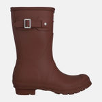 Hunter Burgundy Mid-Calf Rain Boots. Size-6 Photo 0