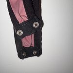 Pink & Black Bodysuit Tank Top Size M Photo 3