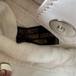 Vince Camuto  White Genuine Leather Braided Strap Crossbody Bag Purse Photo 4