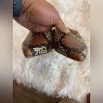 JustFab  Women's Kyndria Slip-On Loafer Animal Snake Print Shoes Photo 4