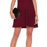 Maje Bordeaux Crepe Mini Dress Photo 0