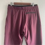 Athleta Burgundy Elastic Waist Venice Pintuck Pant Size M Photo 8