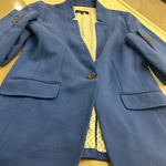 Talbots Women's Blue Blazer Jacket-no flaws -size 6- well made beautiful color Photo 4