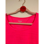 Athleta Woman’s reebok short sleeve athletic shirt pink XL Photo 2