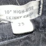 Madewell Women's 10” High-Rise Skinny Black 5 Pocket Jeans-Size 25 Photo 10