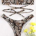 Zaful Snake Print Bikini  Photo 0