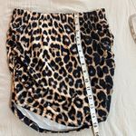 Women Leopard Print Halter Top and Skirt Set Size M Brown Size M Photo 3