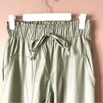 Like an angel  | Green Tapered Leg Paper Bag Faux Leather Pants Sz M Photo 1
