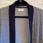 Lou & grey open cardigan high slits sz M navy Photo 1
