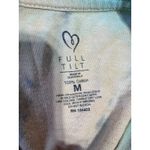 Full Tilt Zumiez  Blue Tie Dye Celestial Moon Phase Cropped T-Shirt Size Medium‎ Photo 5