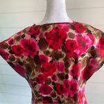 Flora Nikrooz  Vintage Floral Red Pink lace top Size L‎ Photo 9