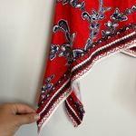 Venus Red Patriotic Bandana Sharkbite Tank Top Photo 5