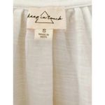 Keep in Touch White Embroidered Boho Tassel Short Sleeves Women Top Sz S Photo 2