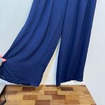 J. McLaughlin Womens Candela Pant Size 0 Wide Leg Navy Blue Loose Fit Pleat NEW Photo 1
