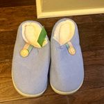 Ladies Plush Slippers with hard sole Blue Size undefined Photo 2