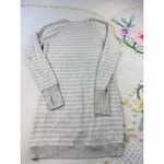 Athleta  XS Striped Dress Lounge Long Sleeve Thumb Hole Lightweight Comfy Photo 6