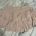 Rock n rags Beige Ruffled Skirt Photo 0
