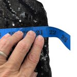 Grace Karin Grace Karin Black Sequin Camisole Top 2XL Lined Sparkle Tank Adjustable Strap Photo 6