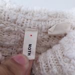 Moth Sweater Women Mock Turtle Neck Long Sleeve Pullover Beige Size M Size M Photo 4