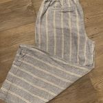 LC Lauren Conrad Striped Paper Bag Pants Photo 2