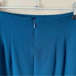 Rena Rowan  FOR SEVILLE | Teal Wool High Waisted Pencil Skirt Sz 2P Photo 2