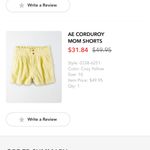 American Eagle Outfitters Corduroy Mom Shorts Photo 7