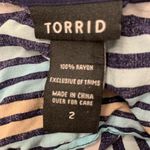 Torrid  striped scoop neck/ boat neck shirt Photo 4
