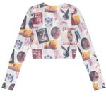 Playboy NWT- X passing b-day mesh top Photo 4