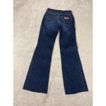 Wrangler mid tise trouser raw hem size 24x30 dark wash Cut To 30in Inseam Photo 8