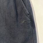 Hollister Women’s Small Black Fleece Sweat Shorts Soft Cozy Drawstring Lounge Sh Photo 3