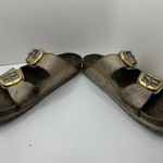 Birkenstock Arizona Big Buckle Sandals Washed Metallic Rose Gold 40 US Womens 9 Photo 4