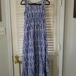 Daisy Fuentes  / S / Blue and White Maxi Dress Photo 1