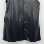 ZARA  Faux Leather Pinafore Mini Dress Pearls Pockets Layering Women’s Size Small Photo 7