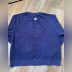 Disney VTG  Mickey Goofy Embroidered Sweatshirt Pullover Blue Graphic Size S M Photo 7