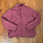 Three Dots  Full Zip Quilted Jacket Rose Size Small Photo 0