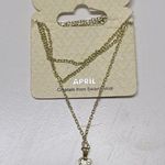 Disney NWT  Parks April Swarovski Birthstone Mickey Necklace Photo 0