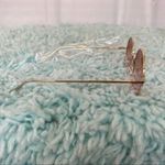 Round Orange Lens and Gold Metal Frames Sunglasses NWOT Photo 5